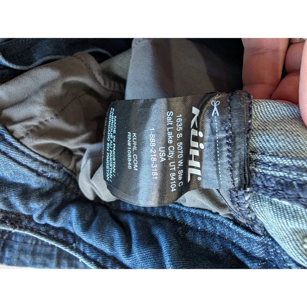 Kuhl Klassik Jeans Mens Sz 36x30 (35x29) Indigo Dye Stretch Straight Leg #5200 - Picture 7 of 11